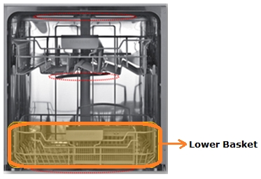 samsung dishwasher basket